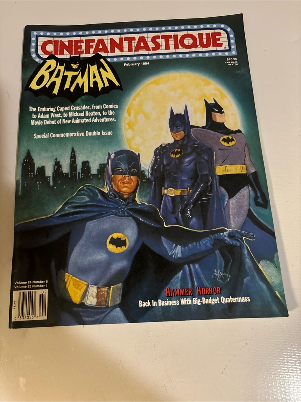 Cinefantastique Magazine Feb 1994 Batman Double Issue Vol 24 No 6 Vol 25 No 1